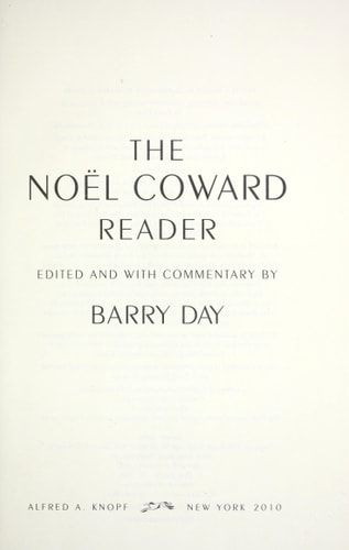 The Noël Coward Reader