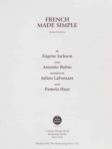 French Made Simple: Learn to speak and understand French quickly and easily