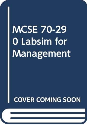 MCSE 70-290 Labsim for Management
