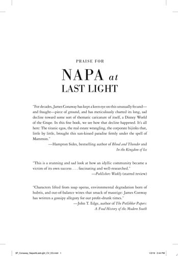 Napa at Last Light: America's Eden in an Age of Calamity
