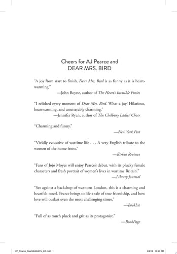 Dear Mrs. Bird: A Novel (1) (The Emmy Lake Chronicles)