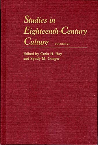 Studies in Eighteenth-Century Culture, Vol. 24