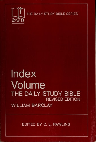 The Daily Study Bible Index : Index (Index Volume)