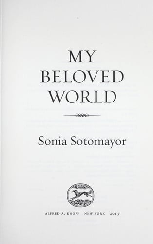 My Beloved World