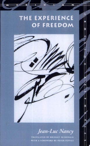 The Experience of Freedom (Meridian: Crossing Aesthetics)