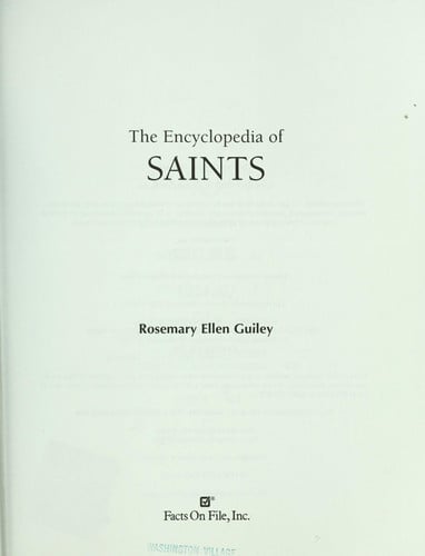 The Encyclopedia of Saints