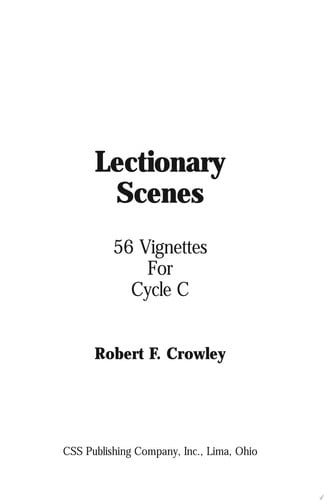 Lectionary Scenes: 56 Vignettes for Cycle C