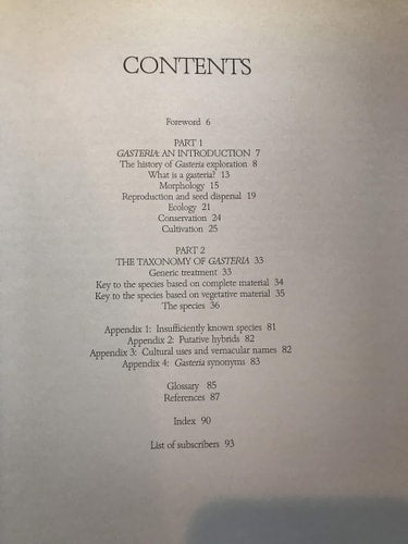 Gasterias of South Africa