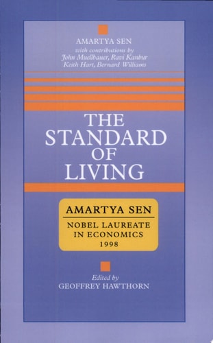 The Standard of Living (Tanner Lectures in Human Values)