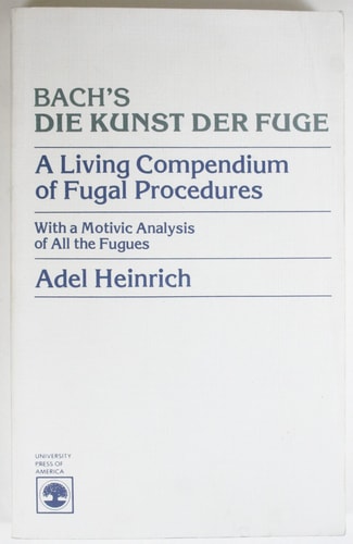 Bach's Die Kunst Der Fuge