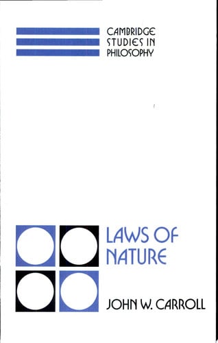 Laws of Nature (Cambridge Studies in Philosophy)