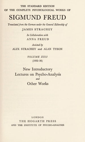 The Standard Edition of the Complete Psychological Works of Sigmund Freud (24 Volumes)