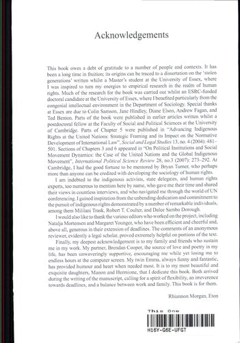 Transforming Law and Institution: Indigenous Peoples, the United Nations and Human Rights (Non-State Actors in International Law, Politics and Governance Series)