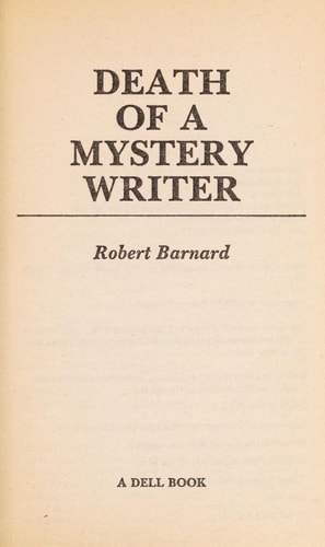 Death of a Mystery Writer
