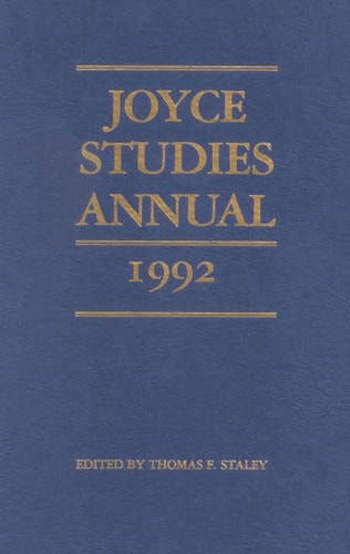 Joyce Studies Annual 1992