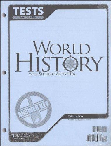 World History Testpack Answer Key 3rd Edition