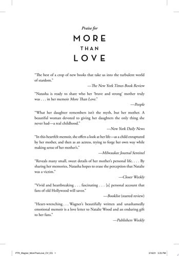 More Than Love: An Intimate Portrait of My Mother, Natalie Wood