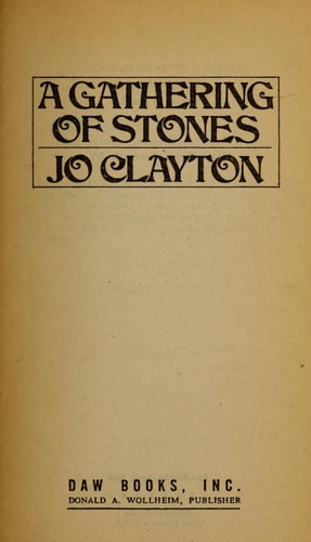 A Gathering of Stones (Book Three of the Drinker of Souls trilogy)