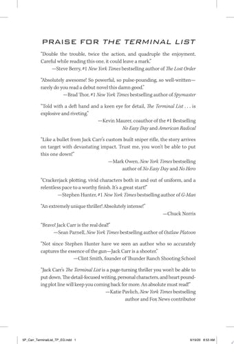 The Terminal List: A Thriller (1)