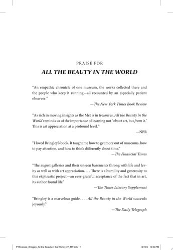 All the Beauty in the World: The Metropolitan Museum of Art and Me