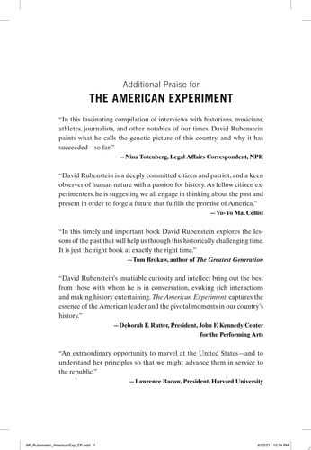 The American Experiment: Dialogues on a Dream