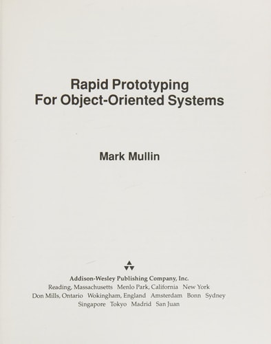 Rapid Prototyping for Object-Oriented Systems