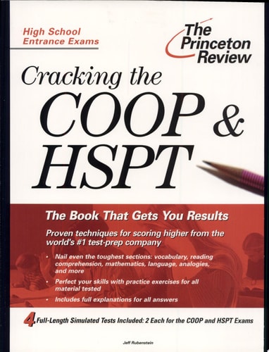 Cracking the COOP/HSPT (Private Test Preparation)