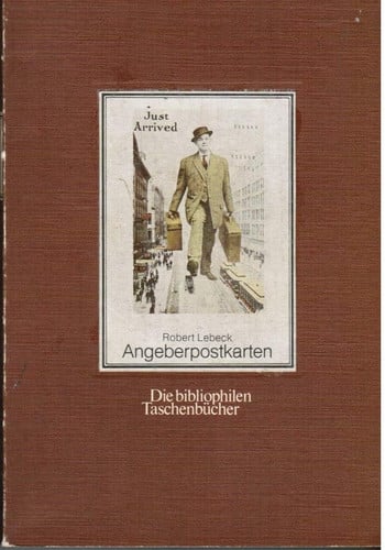 Angeberpostkarten: 80 alte Postkarten (Die Bibliophilen Taschenbucher) (German Edition)