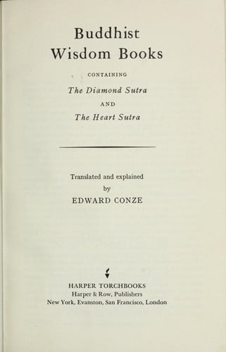 Buddhist Wisdom Books: The Diamond Sutra & The Heart Sutra