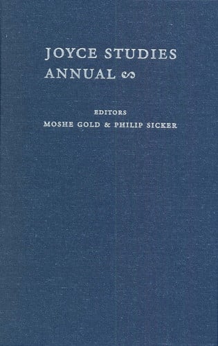 Joyce Studies Annual 2009