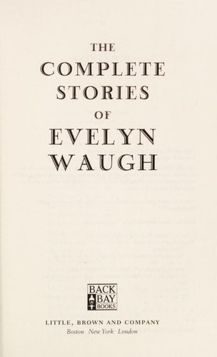 The Complete Stories of Evelyn Waugh