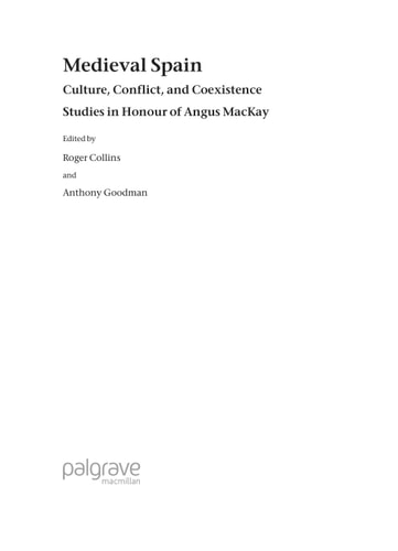 Medieval Spain: Culture, Conflict and Coexistence
