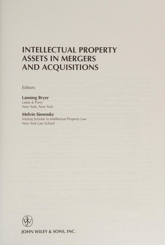 Intellectual Property Assets in Mergers and Acquisitions