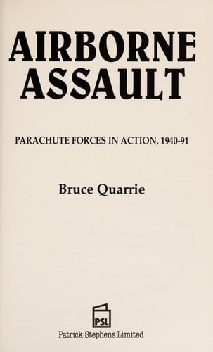 Airborne Assault: Parachute Forces in Action, 1940-910
