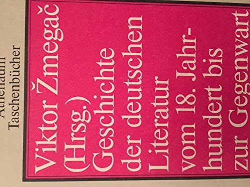 Geschichte der deutschen Literatur I/2 (7073 917). vom 18. Jahrhundert bis zur Gegenwart. 1700-1848.