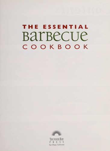 The Essential Barbecue Cookbook (Essential Cookbooks (Whitecap Hardcover))