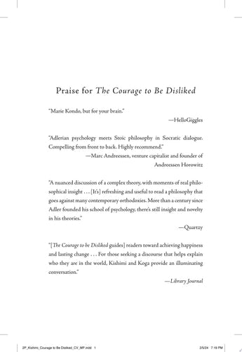 The Courage to Be Disliked: The Japanese Phenomenon That Shows You How to Change Your Life and Achieve Real Happiness