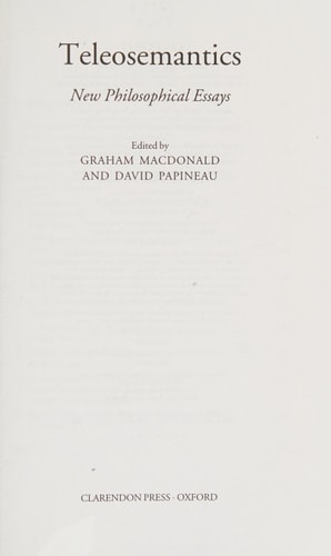 Teleosemantics
