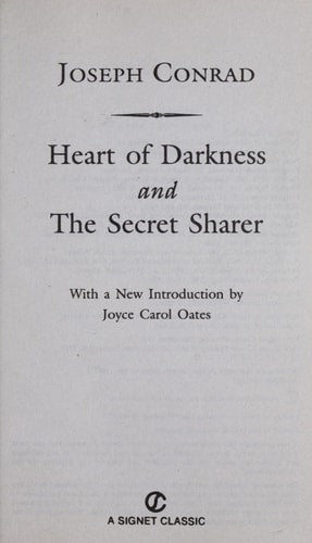 Heart of Darkness and the Secret Sharer