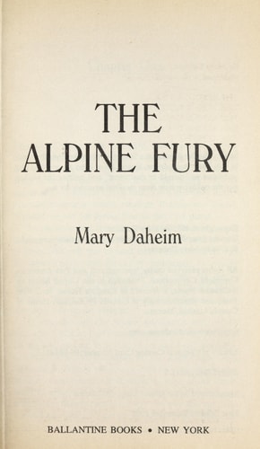 The Alpine Fury (An Emma Lord Mystery)