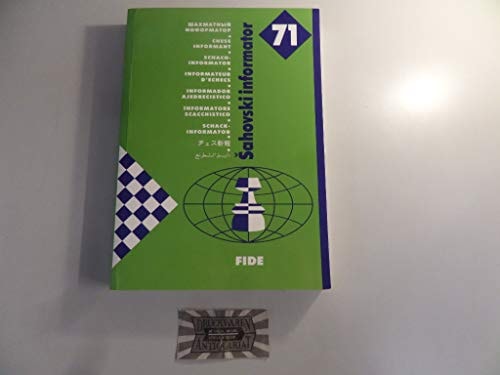 sahovski informator 71 chess informant (Schach Informator)