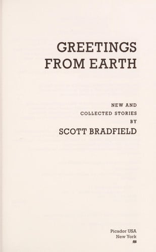 Greetings from Earth: New and Collected Stories
