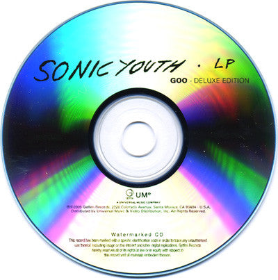 Sonic Youth : Goo (2xCDr, Album, Promo, RE, RM)