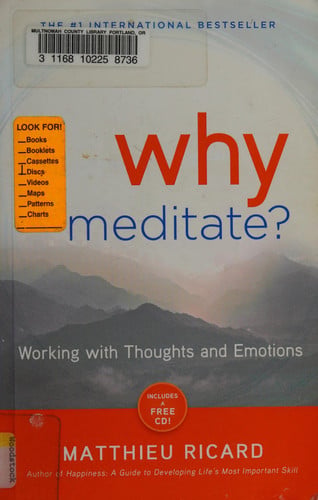 Why Meditate: Working with Thoughts and Emotions