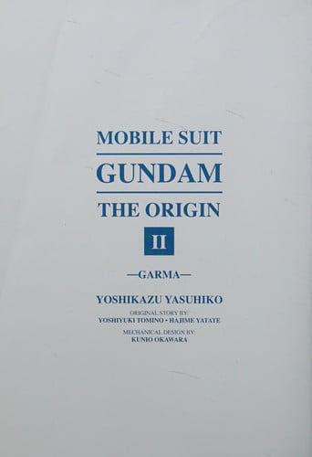 Mobile Suit Gundam: The Origin, Vol. 2- Garma