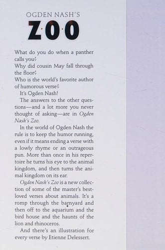 Ogden Nash's Zoo