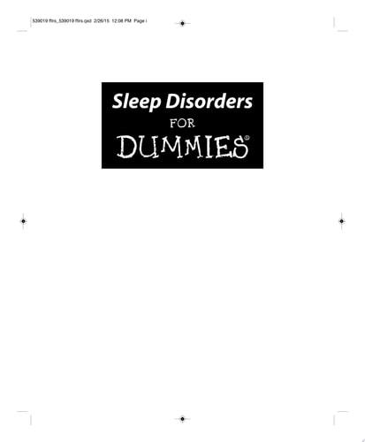 Sleep Disorders For Dummies