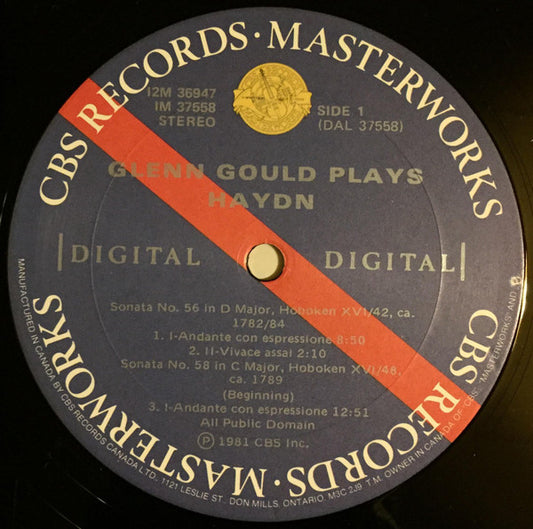 Joseph Haydn, Glenn Gould : The Six Last Sonatas (2xLP)
