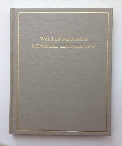 Megaliths in History (W.Neurath Memorial Lecture)