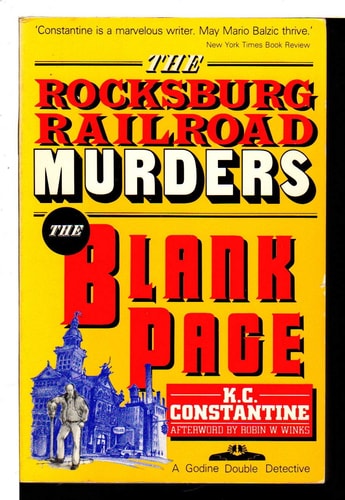 The Rocksburg Railroad Murders / The Blank Page (A Godine Double Detective)